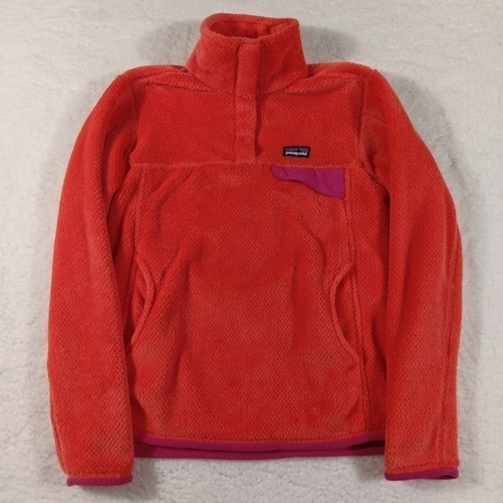 Patagonia Pullover Womens Small Pink Re-Tool Snap T Fleece Polartec Gorpcore